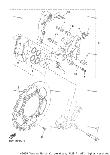Front Brake Caliper