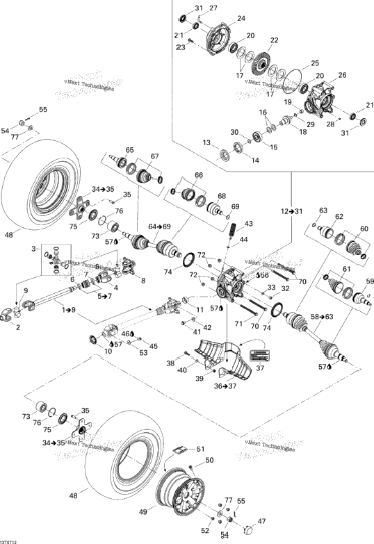 Drive System, Rear