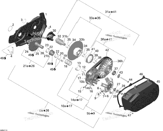 Transmission Outlander 800Efi