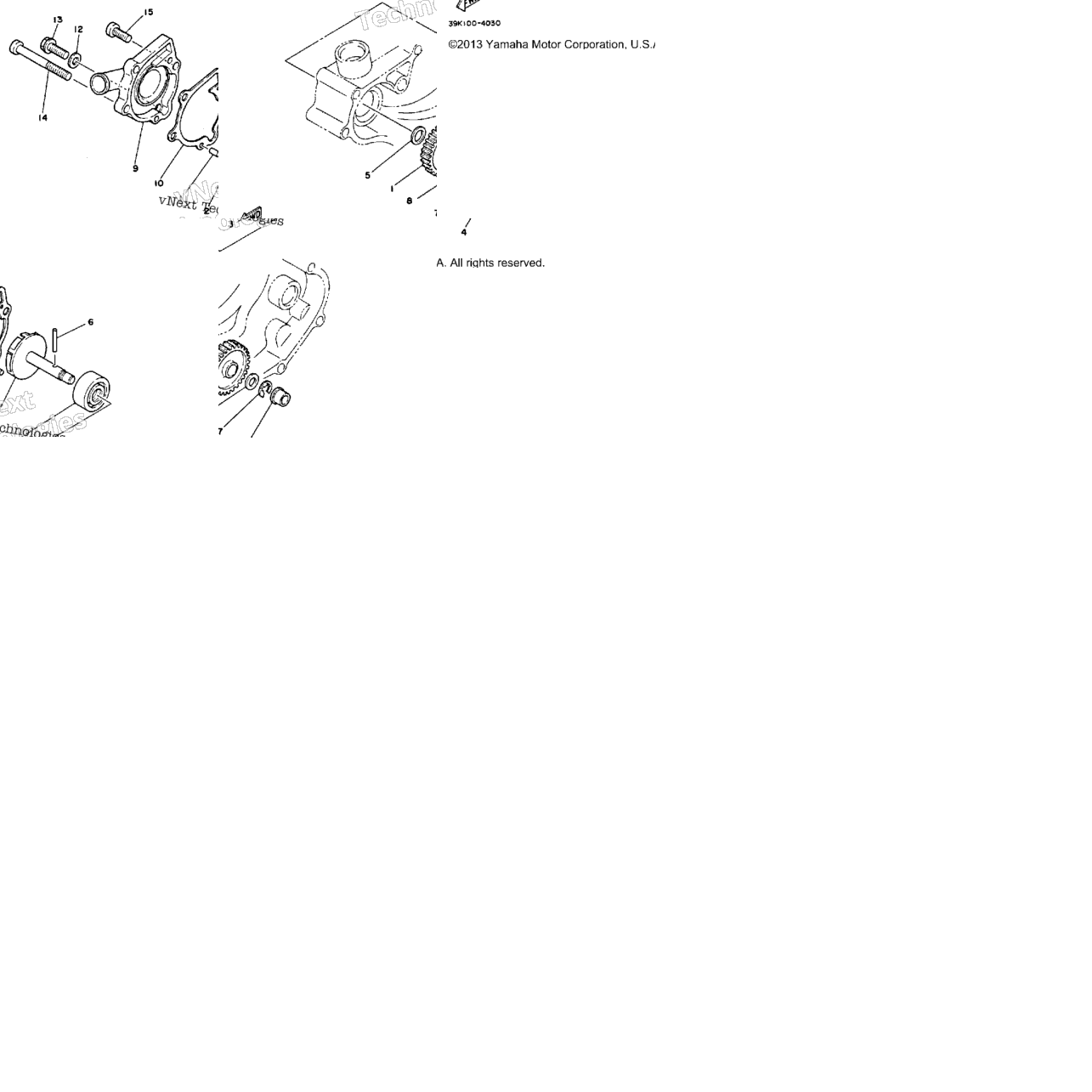 Water Pump Yz80n
