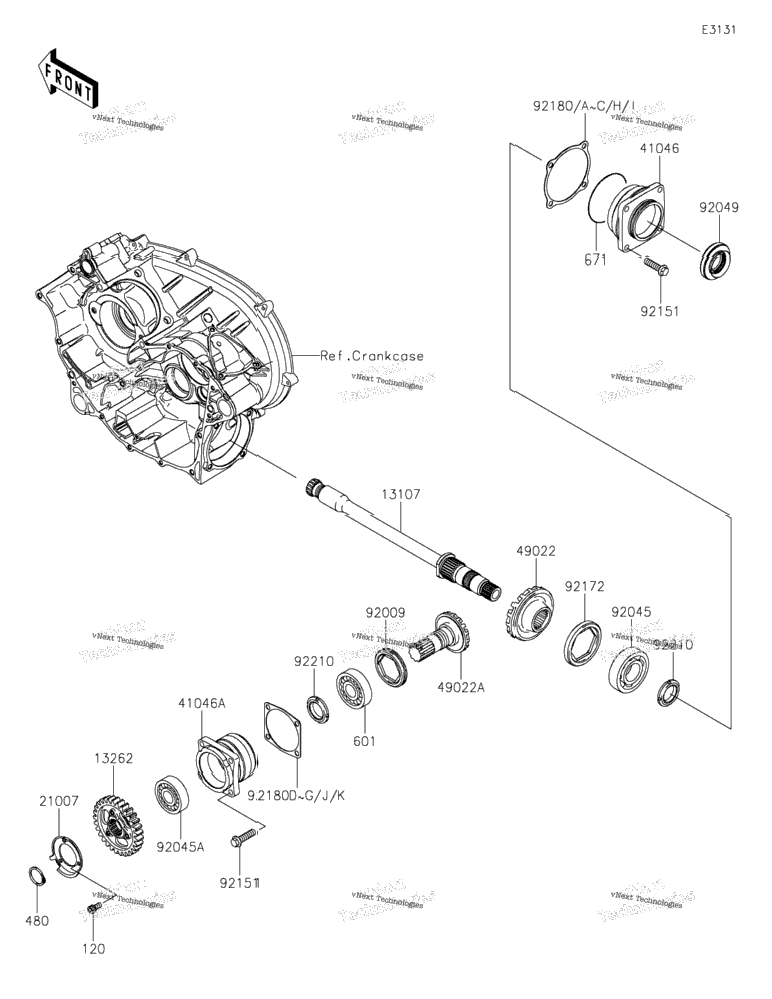 Front Bevel Gear