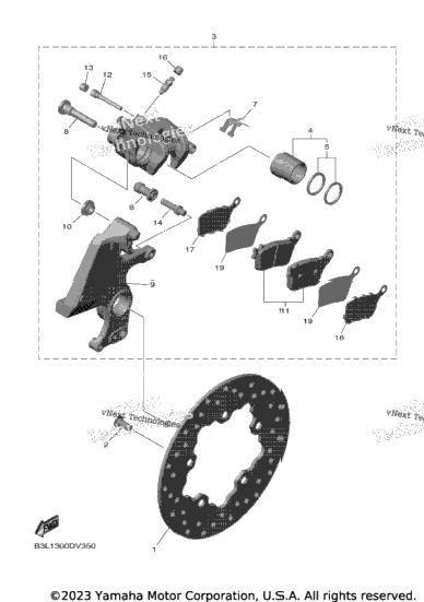 Rear Brake Caliper