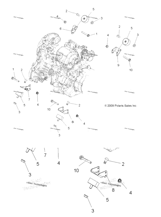 Engine, Mounting