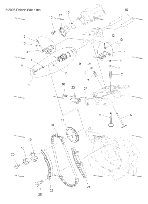 Engine, Valves & Camshaft