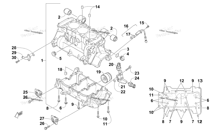 Crankcase Assembly