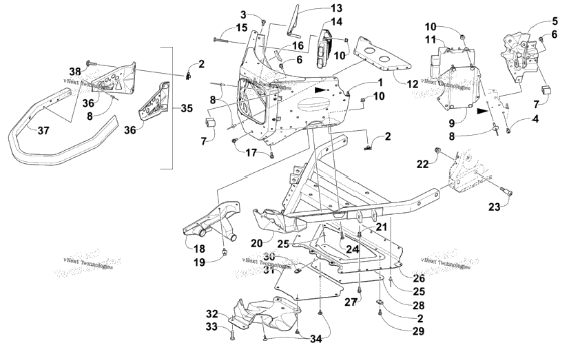 Front Bumper And Frame Assembly