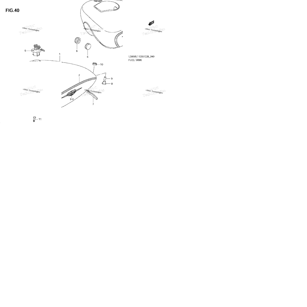 Fuel Tank (Ls650l1 E28)