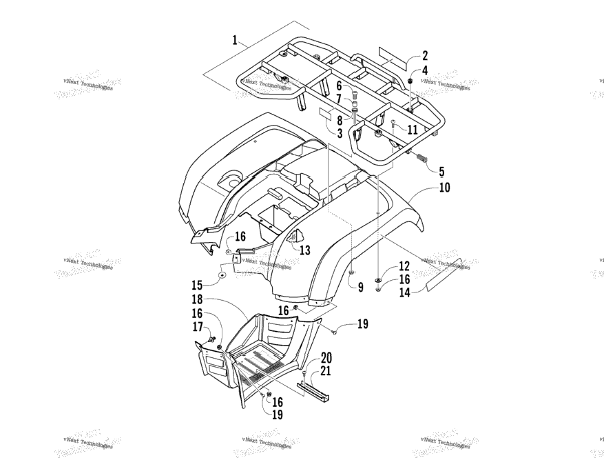 Rear Body Panel Assembly