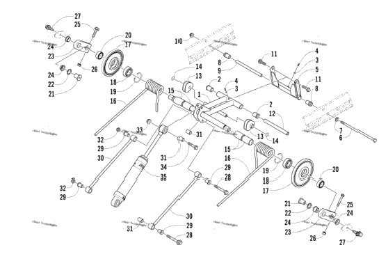 Rear Suspension Rear Arm Assembly