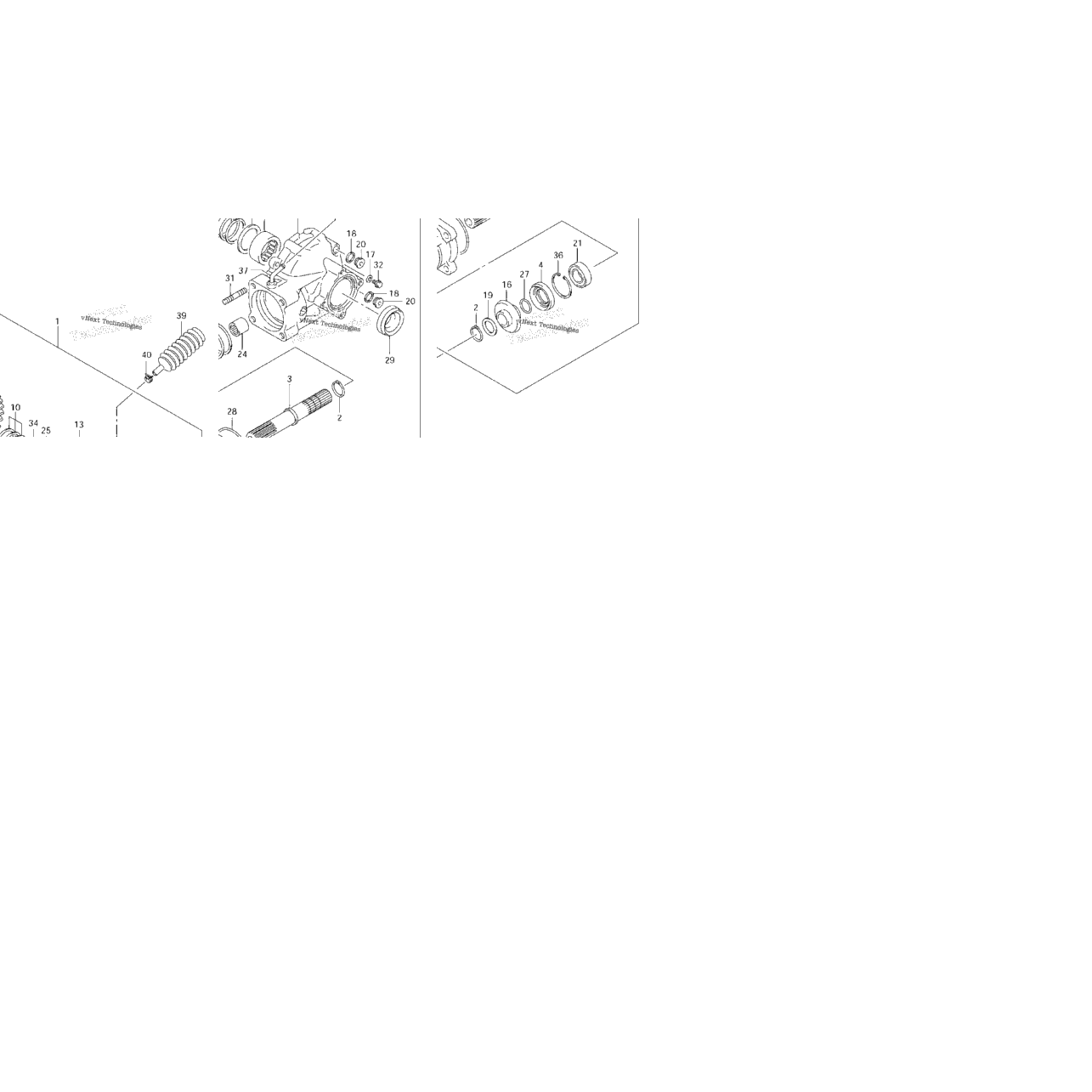 Final Bevel Gear (Rear)(Model K4/K5/K6/K7)