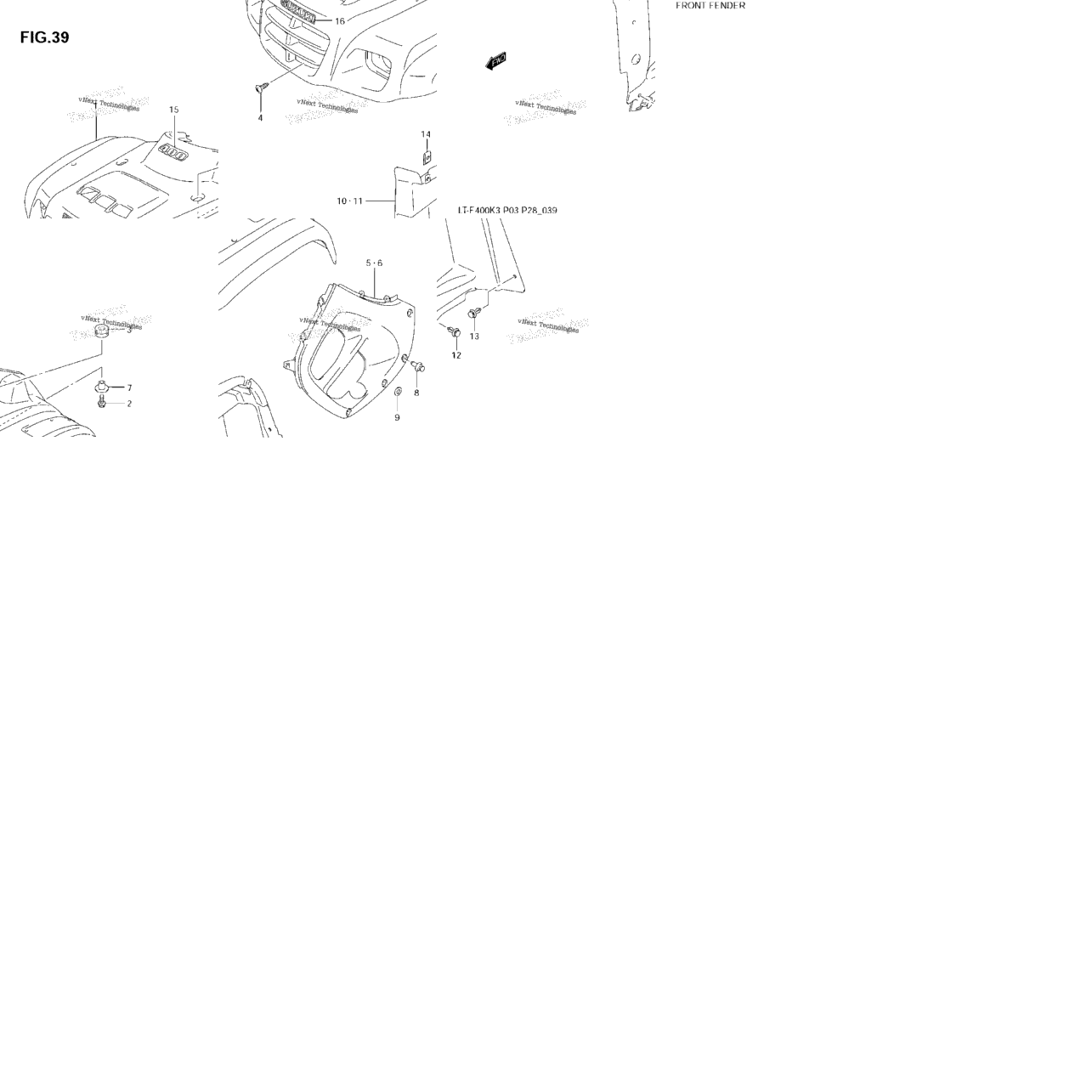 Front Fender (Model K3)