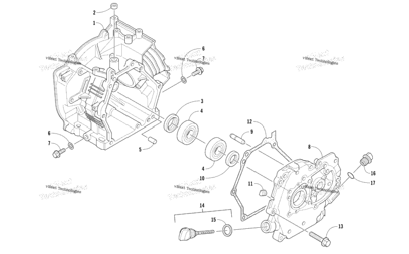 Crankcase/Cover Assembly