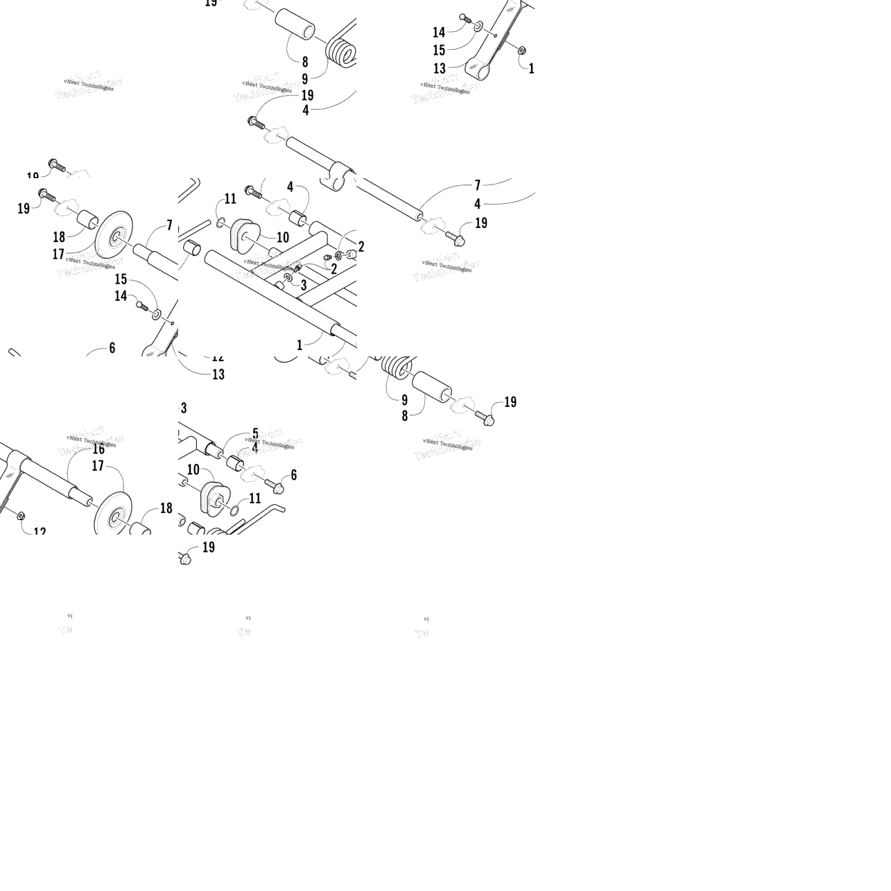 Rear Suspension Arm Assembly