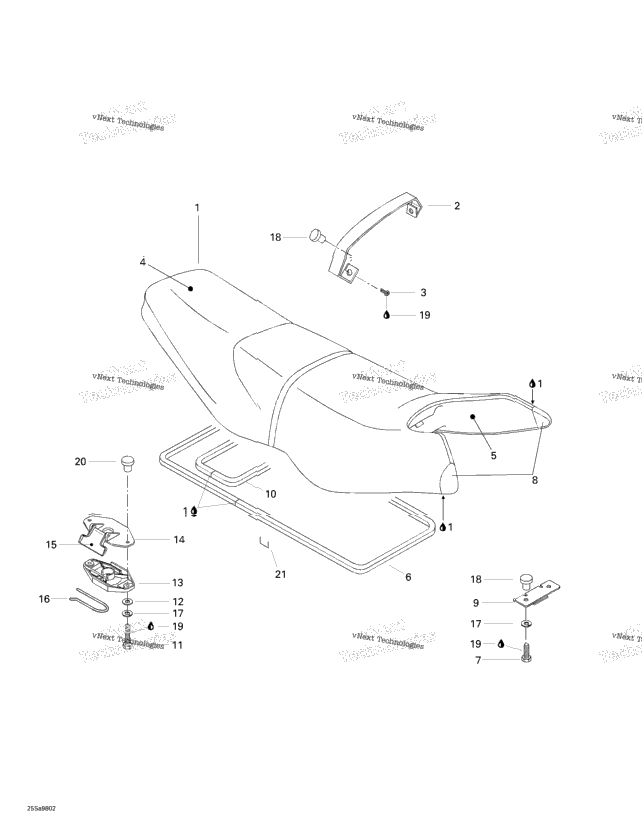 Seat And Engine Cover