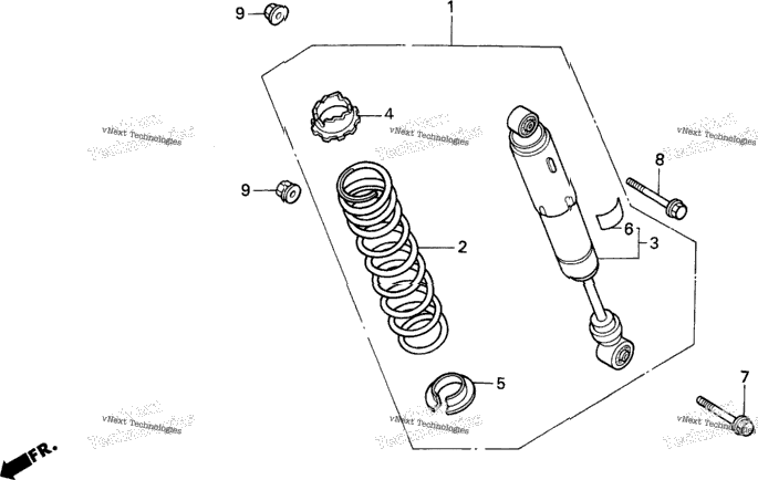 Rear Shock Absorber