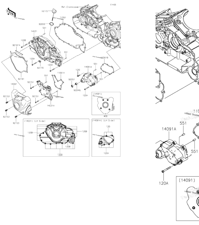 Left Engine Cover(S)