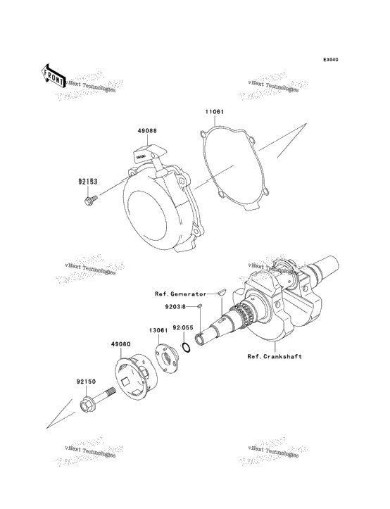 Recoil Starter (-Vf650ae640351)