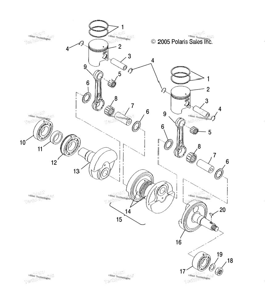 Engine, Piston & Crankshaft