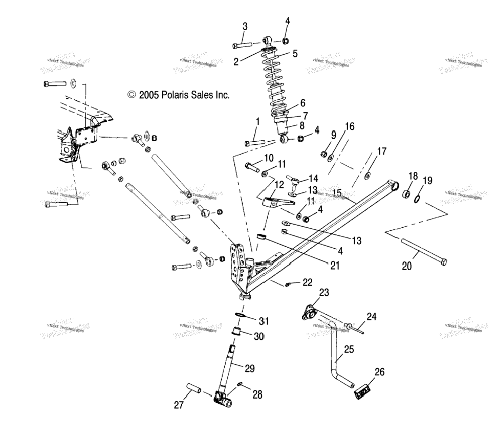 Suspension, Front/Trailing Arm