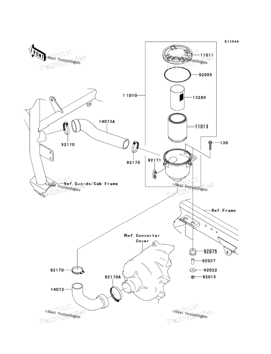 Air Cleaner-Belt Converter (Mbf-Mdf)
