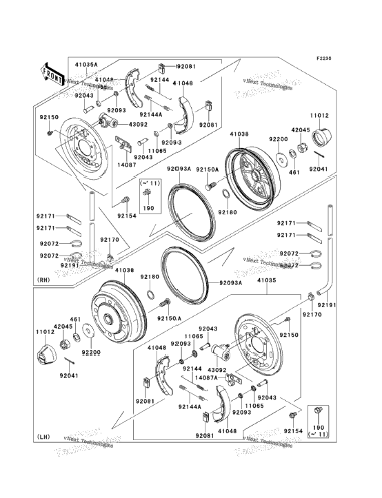 Front Hubs/Brakes