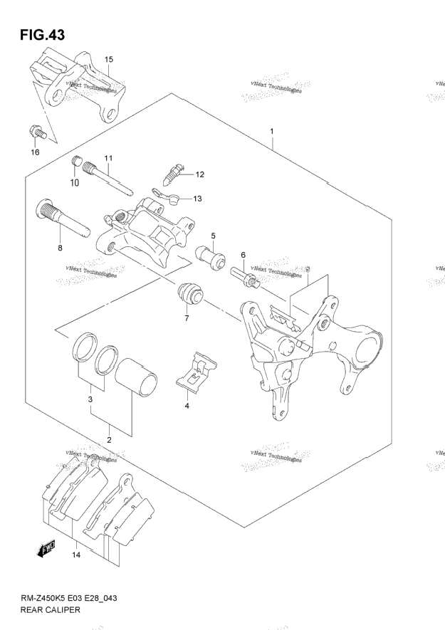Rear Caliper