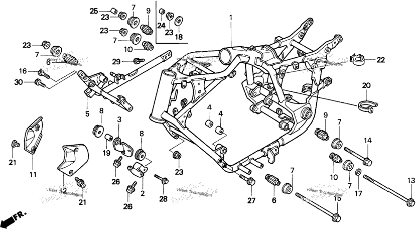 Vt1100c2frame