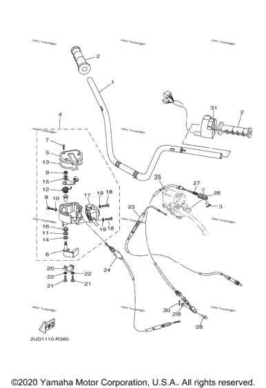 Steering Handle Cable