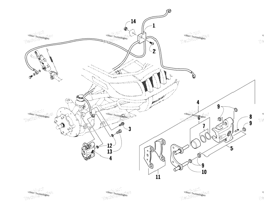 Hydraulic Brake Assembly
