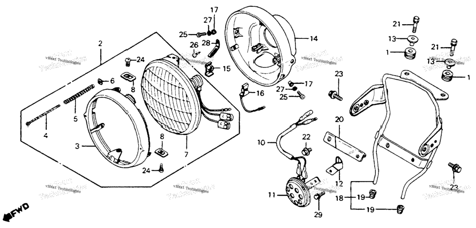 Headlight 80