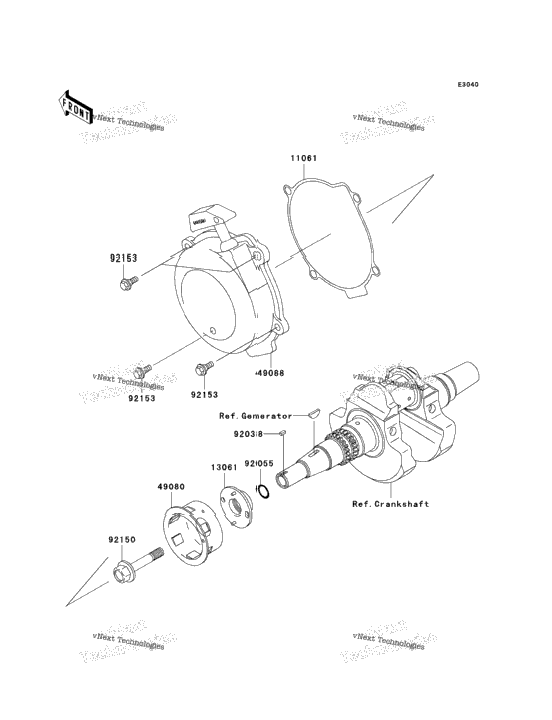 Recoil Starter (-Vf650ae640351)