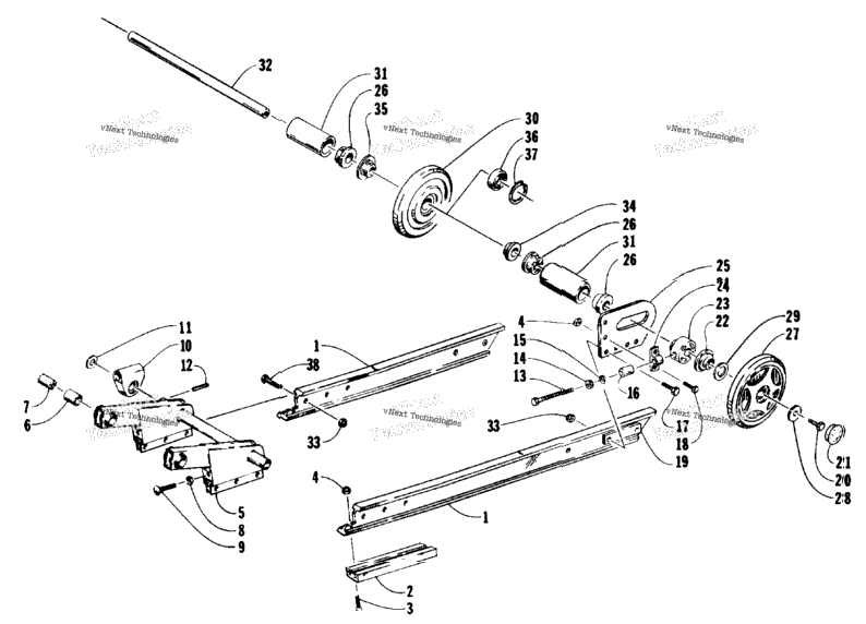 Articulating Skid Frame