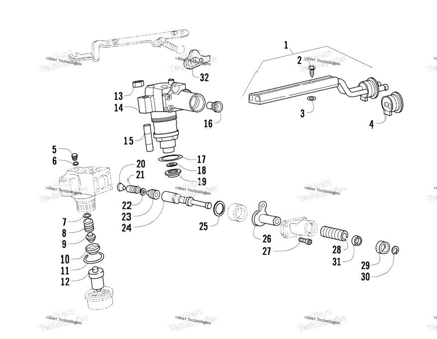 Fuel System Injection Pump Assembly