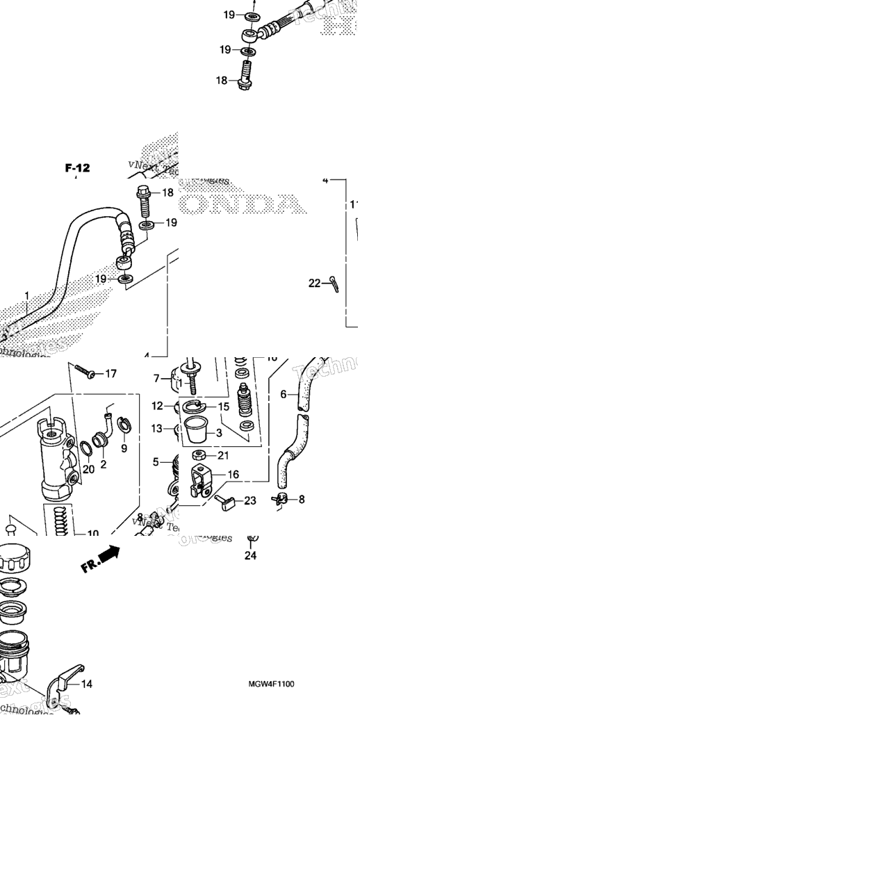 Rear Brake Master Cylinder