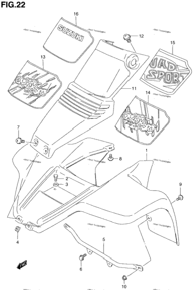 Front Fender (Model T/V/W/X/Y)