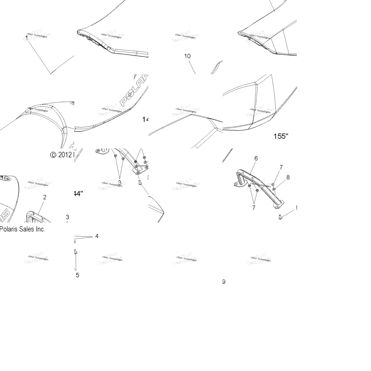Body, Seat Asm. All Options