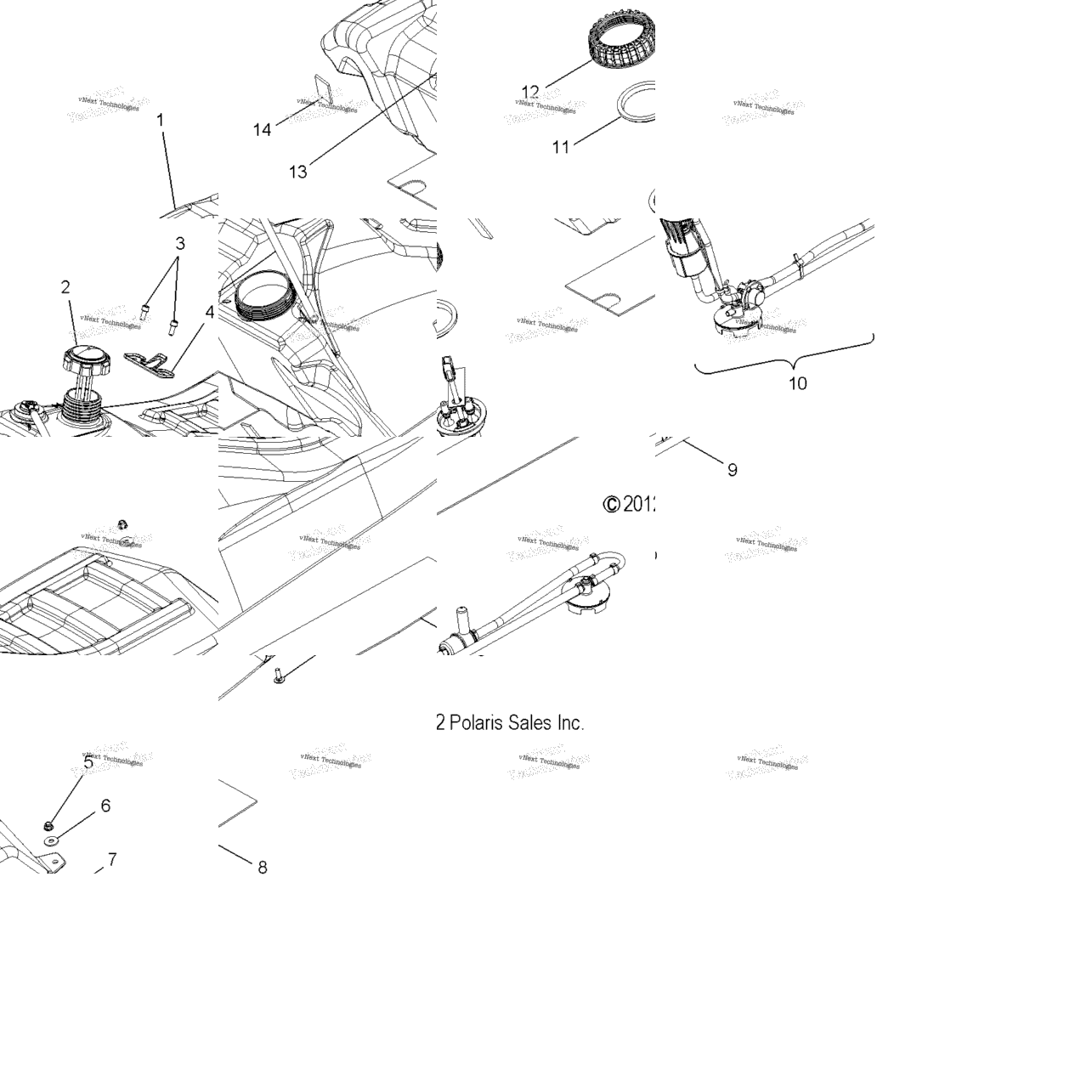 Fuel System, Fuel Tank Asm. All Options
