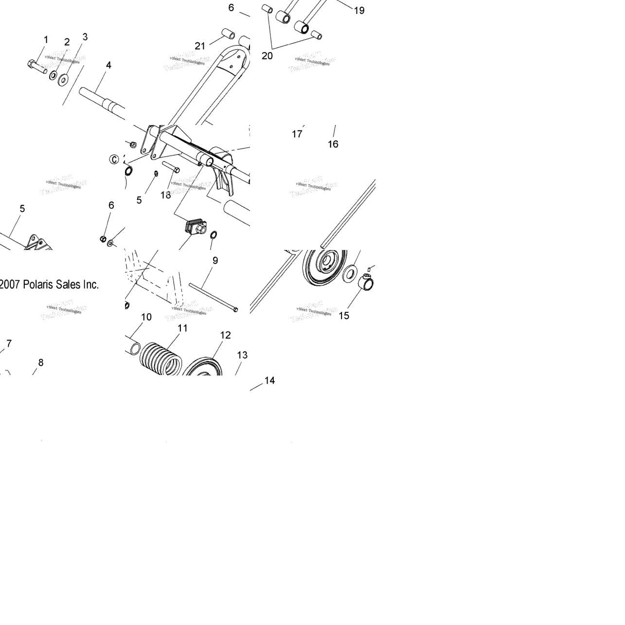 Suspension, Torque Arm, Rear S13ck6 All Options (49Snowtorquerear08600rmk)