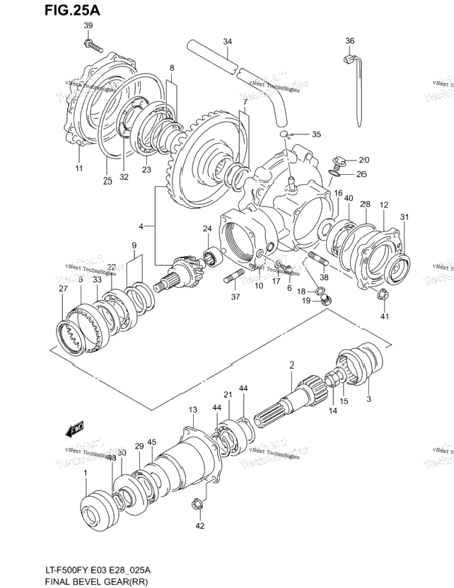 Final Bevel Gear (Rear)(Model Y)