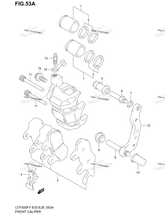 Front Caliper (Model Y/K1/K2)