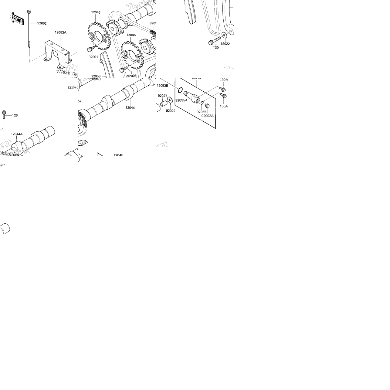 Camshafts/Chain/Tensioner