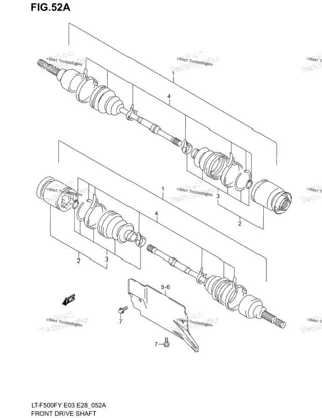 Front Drive Shaft (Model Y)