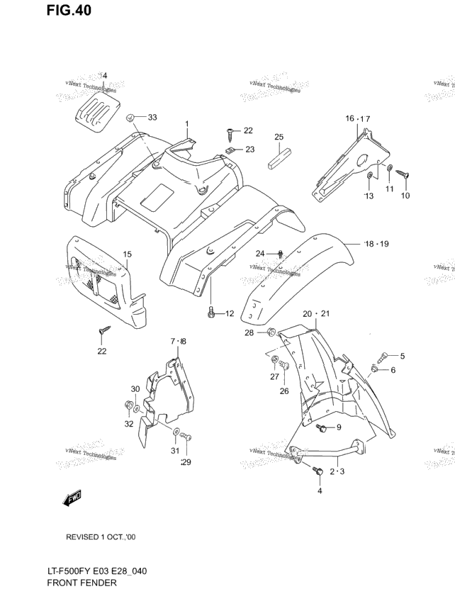 Front Fender (Model W)