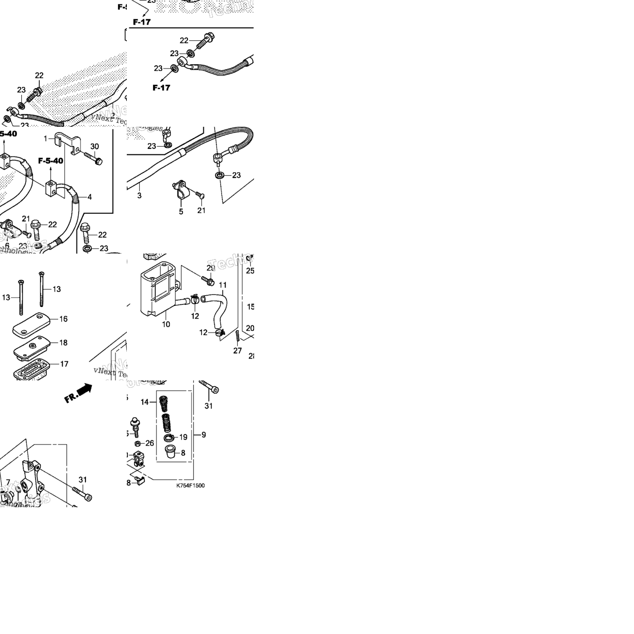 Rear Brake Master Cylinder