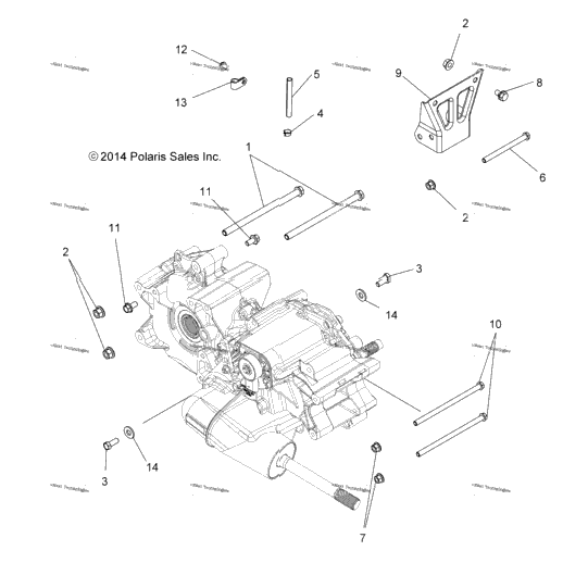 Drive Train, Main Gearcase Mounting