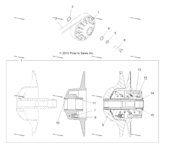 Drive Train, Secondary Clutch