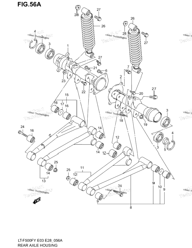 Rear Axle Housing (Model Y)