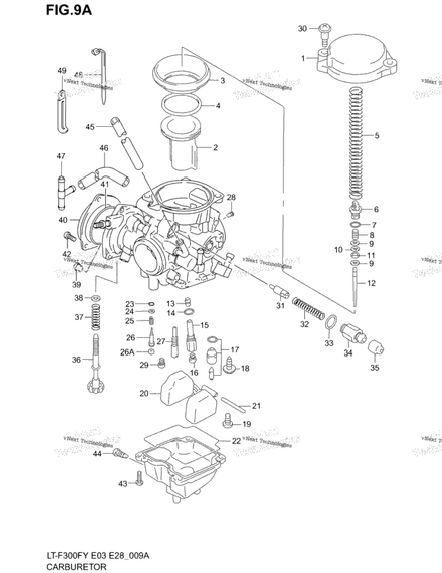 Carburetor (Model Y/K1/K2)