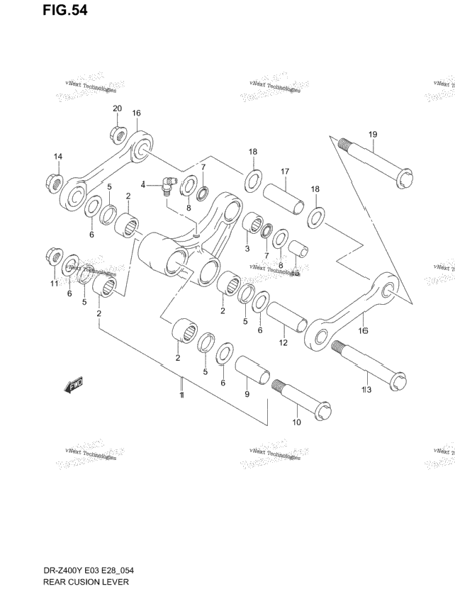 Rear Cushion Lever