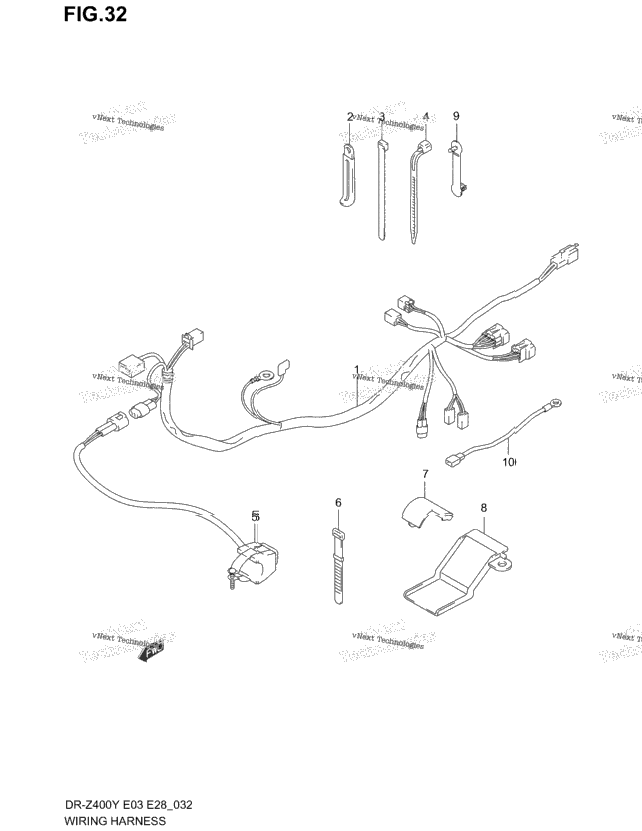 Wiring Harness (Dr-Z400y/K1/K2/K3/K4)